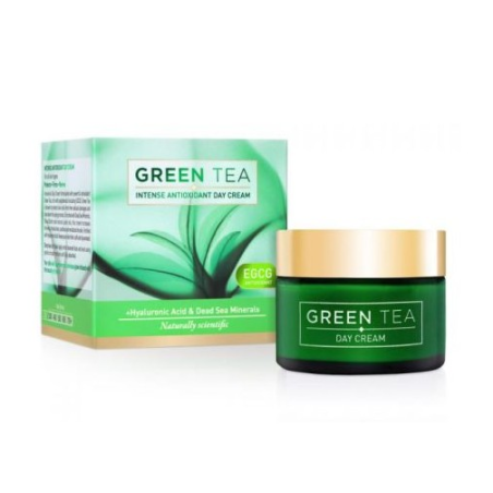 GREEN TEA Intensyvus antioksidacinis dieninis kremas veidui, 50 ml
