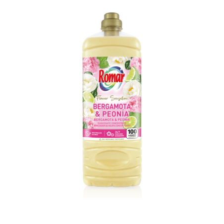 ROMAR CONCENTRATED FABRIC SOFTENER BERGAMOTA & PEONIA 2000ML