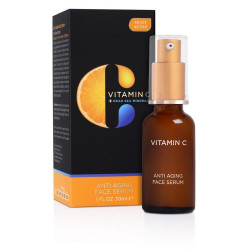 "EDOM" VITAMIN C Hautaufhellendes Antioxidans-Serum für das Gesicht gegen Falten, 30 ml